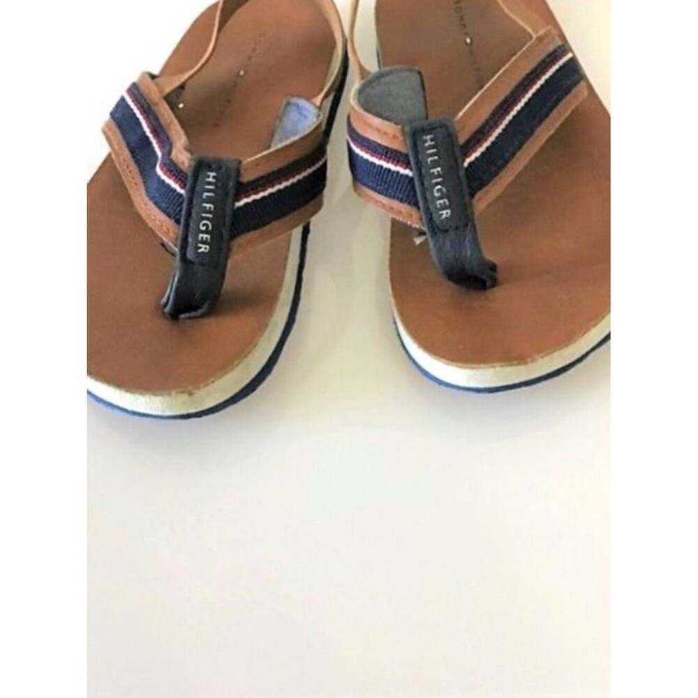 Tommy Hilfiger Toddler Boys Lil Danny Flip Flops Size 7/8 - Picture 8 of 9